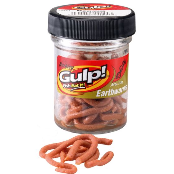 Berkley Gulp Extruded Earthworms Natural Brown