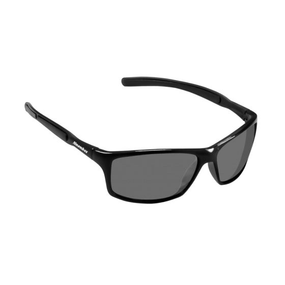 Snowbee Classic Wrap-Around Full Frame Sunglasses - Black/Smoke Lens