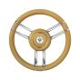 Osculati 350mm Apollo Stainless & Polyurethane Steering Wheel - Ivory