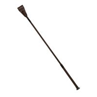 Snowbee sewing line leather handle whip, Brown, 65cm