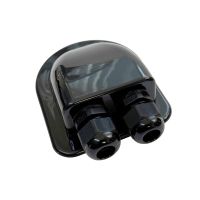 Solar Technology Double Waterproof Cable Gland - Black