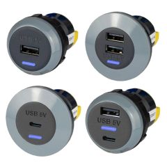 Alfatronix PV65R IP65 USB Chargers