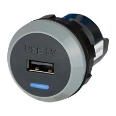 Alfatronix IP65 Powerverter Single USB Outlet - Rear Fit - 2.1A