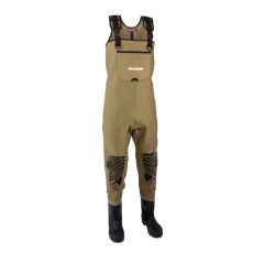 Snowbee_Men_Classic_Neoprene_Cleated_Sole_Chest_Wader_-_Light_Olive,_Size_6