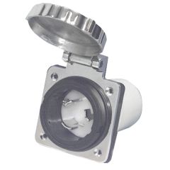 Osculati AISI 316 Stainless Steel 50A 220V Watertight Socket