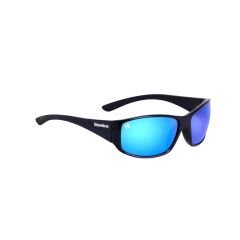 Spectre Wrap Full Frame Sunglasses - Black/Grey-Blue Mirror Lens