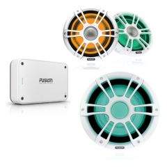 Fusion 7.7" Signature Sport LED Speaker, Amplifier, & Subwoofer Pack