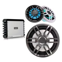 Fusion XS Sport 6.5" LED Speaker, Amplifier, & Subwoofer Pack