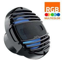 Hertz 150W 6.5" HMX RGB LED Marine Coax Speakers - Total Black
