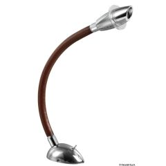 Osculati Brown Leather Covered Articulated Spotlight