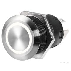Osculati Stainless Steel 24V On-Off Switch With White LED