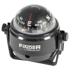 Osculati Finder Compass With Bracket - Black 2"