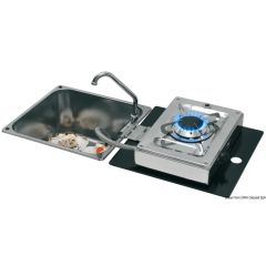 Osculati Stainless Steel Sink With Fold Out Stove - Rectangular