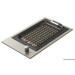 Osculati Electric Barbecue With Black Enamel Cast Iron Grid