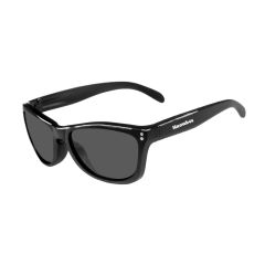 Snowbee Classic Retro Full Frame Sunglasses - Black / Smoke