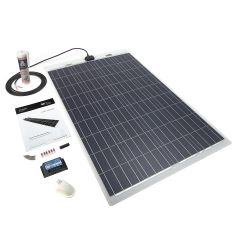 Solar Technology 100W Flexi Solar Panel & Roof/Deck Top Kit