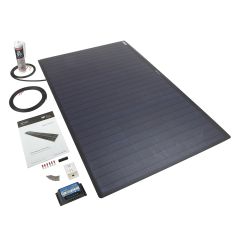 Solar Technology 100W Flexi Black Solar Panel Roof/Deck Top Kit