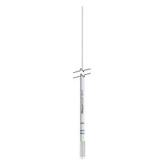 Shakespeare 6dB 2.4m Galaxy white mast mount antenna brass and copper
