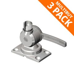 Shakespeare Low Profile Ratchet Mount Stainless Steel (Pack of 3)
