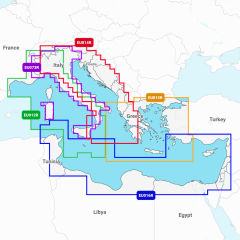 Garmin Navionics+ Mediterranean Regular Areas