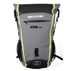Oxford Aqua B-25 Hydro Backpack - Black Grey Fluo