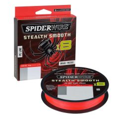 Spiderwire Stealth Smooth8 x8 PE Braid - 0.33mm 300m 38.1Kg - Code Red