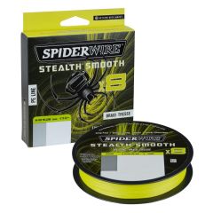 Spiderwire Stealth Smooth8 x8 PE Braid - 0.13mm 300m 12.7Kg - Hi Vis