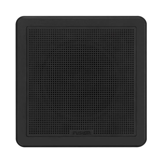 Fusion FM-S10SB 10" Flush Mount Square Marine Subwoofer 400W - Black