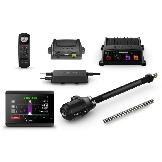 Garmin Reactor 40 Kicker Autopilot  Stainless Steel Tilt Tube & GHC 50