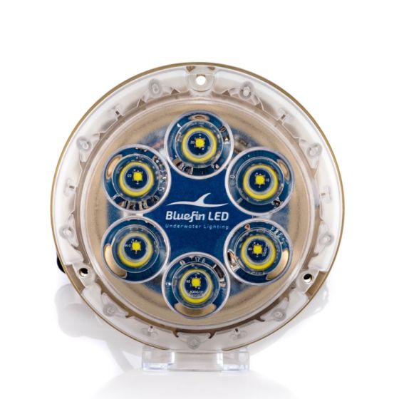 Bluefin LED Bronze Piranha P6 SM Light - Dual Colour White/Blue