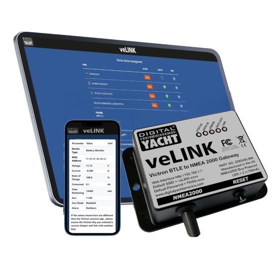 Digital Yacht Velink - Victron Bluetooth to NMEA2000 Gateway