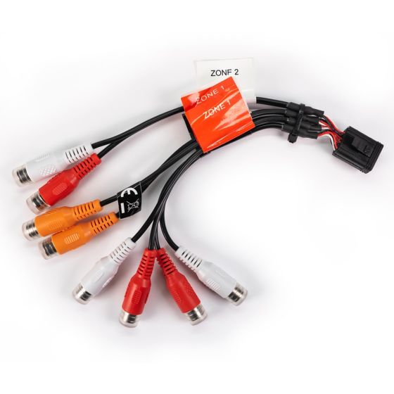Fusion Wiring Loom - B Port - RCA  Zones 1 & 2