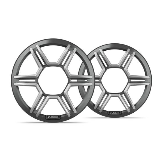 Fusion Apollo Speaker Grilles (pair) - 6.5" Sports Grey