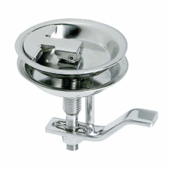Osculati Lift Latch - Mirror Polished AISI 316 Stainless Steel - 90mm