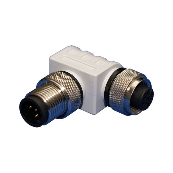 Maretron Micro/Mid 90Â° Male to Female Connector