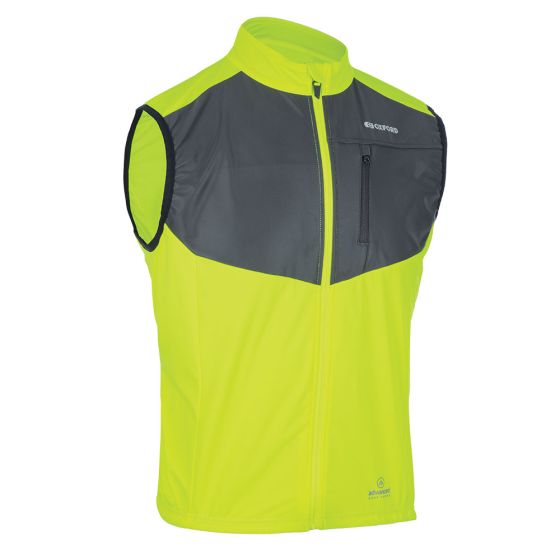 Oxford Venture Windproof Gilet - Fluorescent Yellow