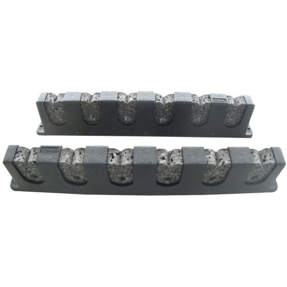 Berkley Horizontal Rod Rack with 6 RodsBlack
