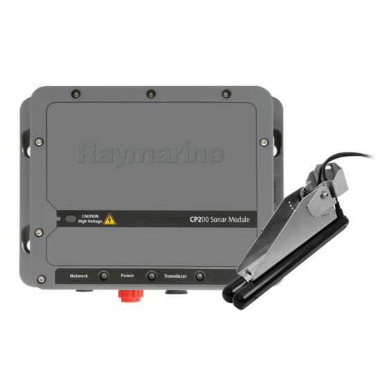 Raymarine CP200 SideVision Sonar -With Transom Mount CPT-200 SV & Temp CHIRP Transducer Pack (705-E70257)
