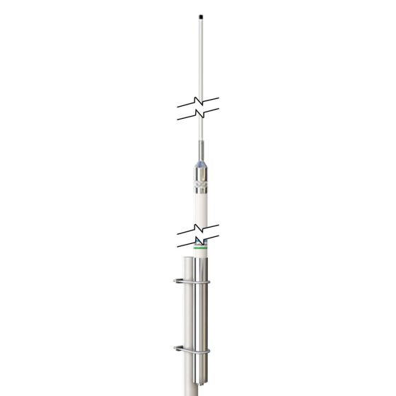Shakespeare 4018-M 2 Section Fibrelglass Mast Mt 9dB VHF Ant - 5.8m