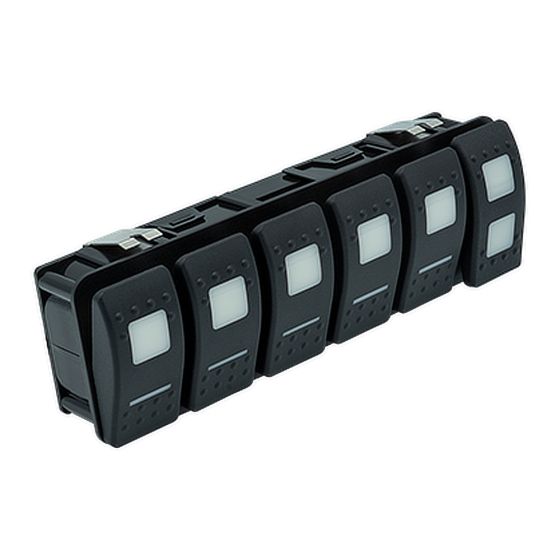 Maretron Mpower VMM6 -  5x Momentary On + 1x 3 Pos Contura II Rockers