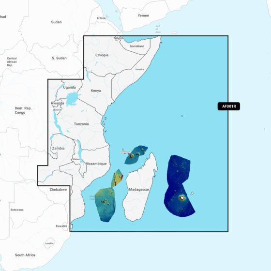 Garmin Navionics Vision+ Chart: AF001R - Africa  East