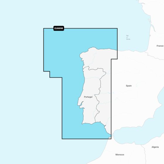Garmin Navionics+ Chart: EU009R - Portugal & Spain  Northwest