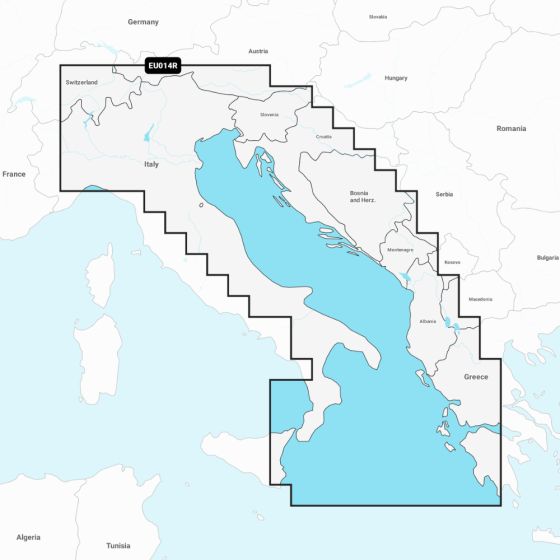 Garmin Navionics+ Chart: EU014R - Italy  Adriatic Sea