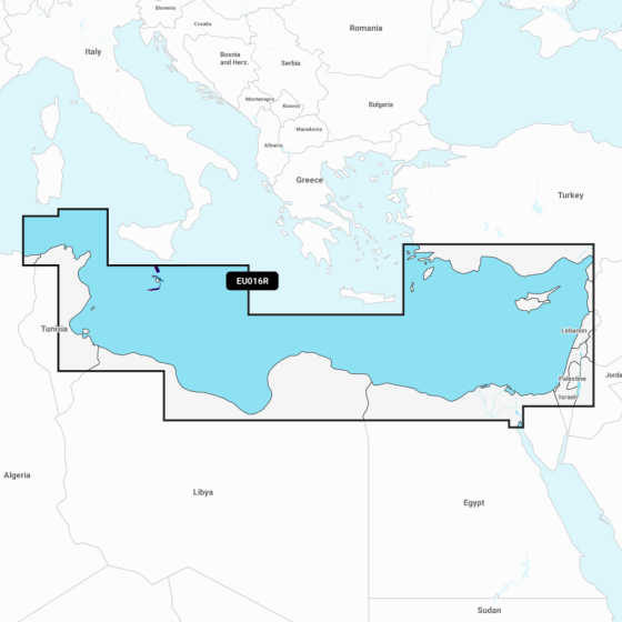 Garmin Navionics Vision+ Chart: EU016R - Mediterranean Sea  Southeast