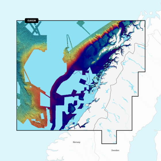 Garmin Navionics Vision+ Chart: EU053R - Norway  Trondheim to Tromso