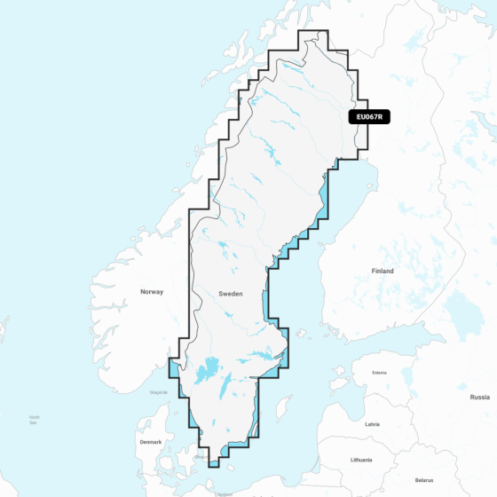 Garmin Navionics Vision+ Chart: EU067R - Sweden  Lakes & Rivers