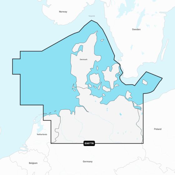 Garmin Navionics+ Chart: EU077R - Denmark & Germany  North