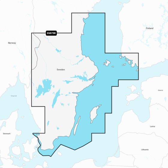 Garmin Navionics+ Chart: EU079R - Sweden  Southeast