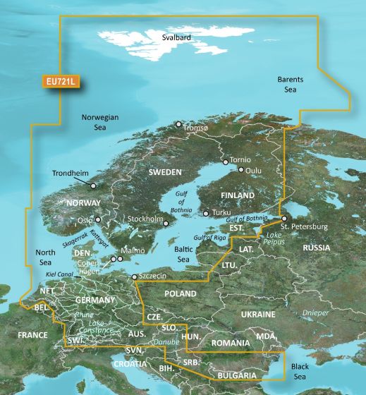 Garmin BlueChart G3 Vision Large Coverage Areas