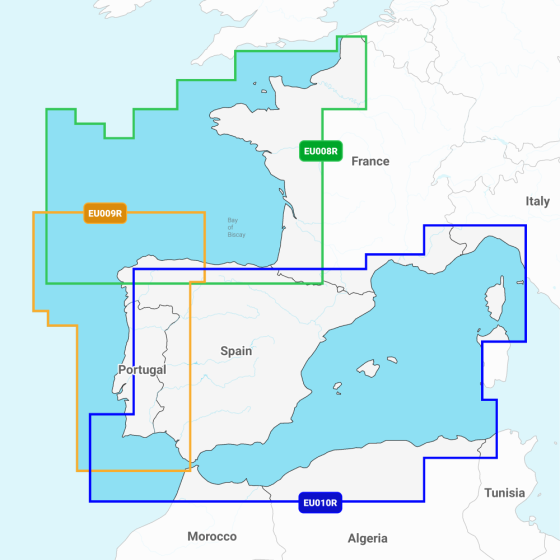 Navionics South West Europe Regular Charts
